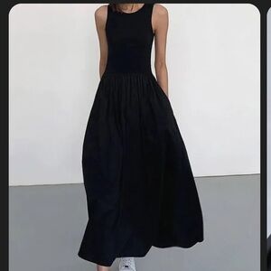 Commence Crew Neck Long Dress
